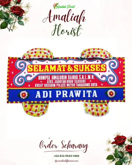 Papan Bunga Ucapan Selamat Meureubo